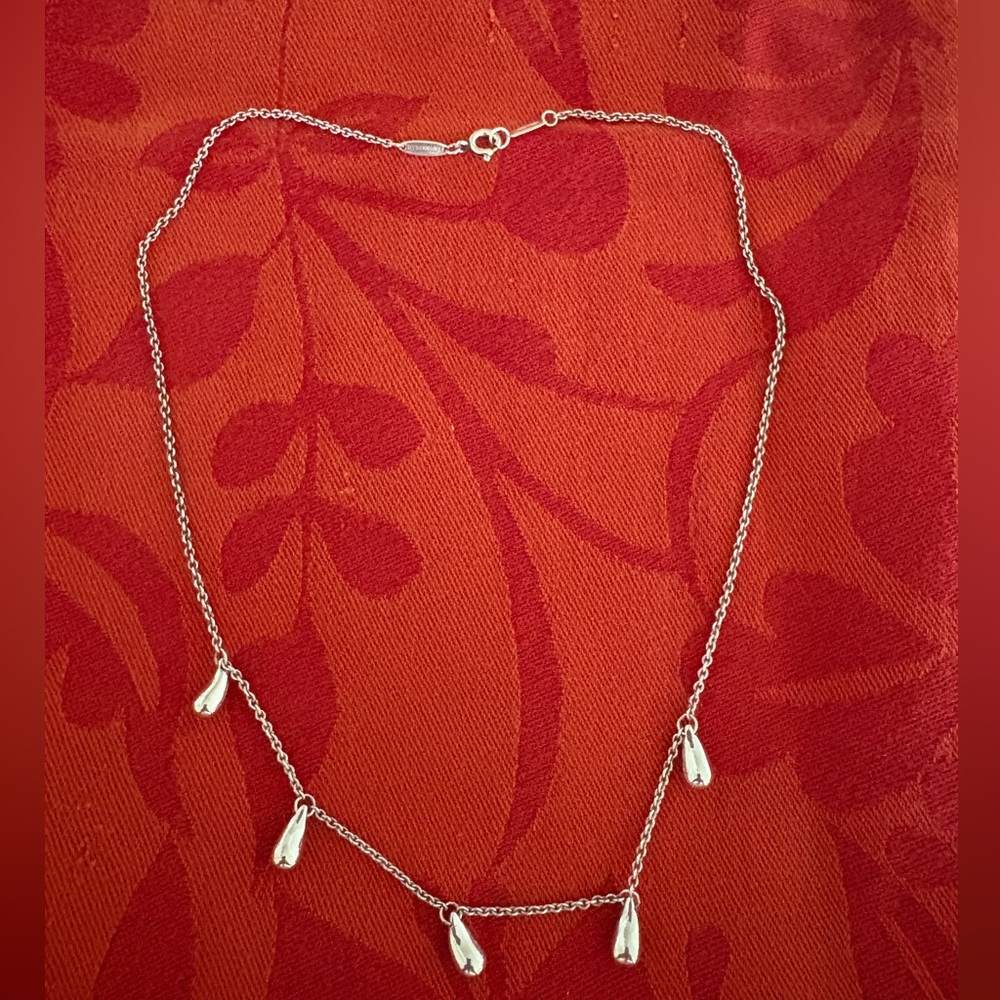 Tiffany & Co. Elsa Peretti 5 Bean Necklace